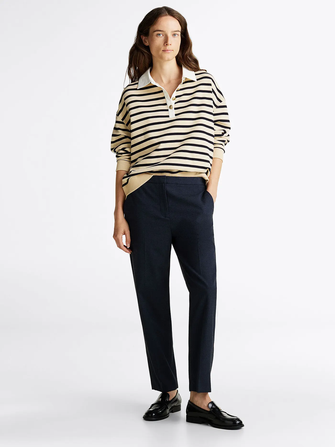 TOMMY HILFIGER | Businesshose Slim Fit | dunkelblau